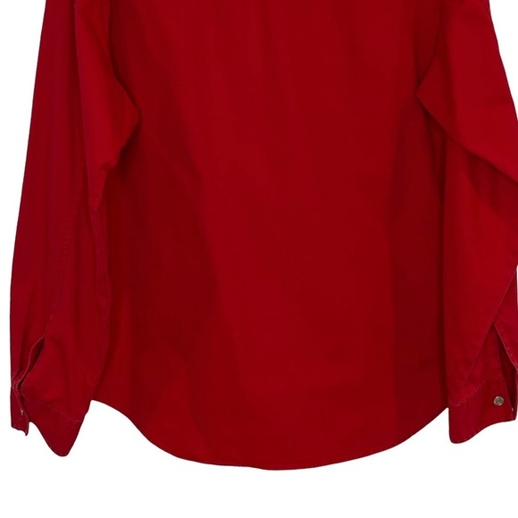 Levi’s Red Long Sleeve Button Up Shirt - Picture 6 of 10